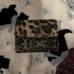Cheetah print wallet